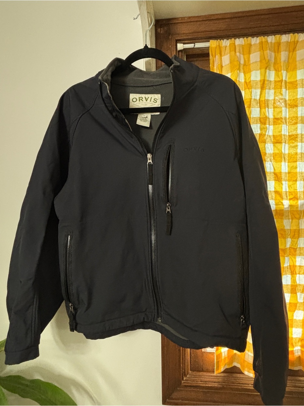 Orvis Men's Dark Navy Softshell Raincoat